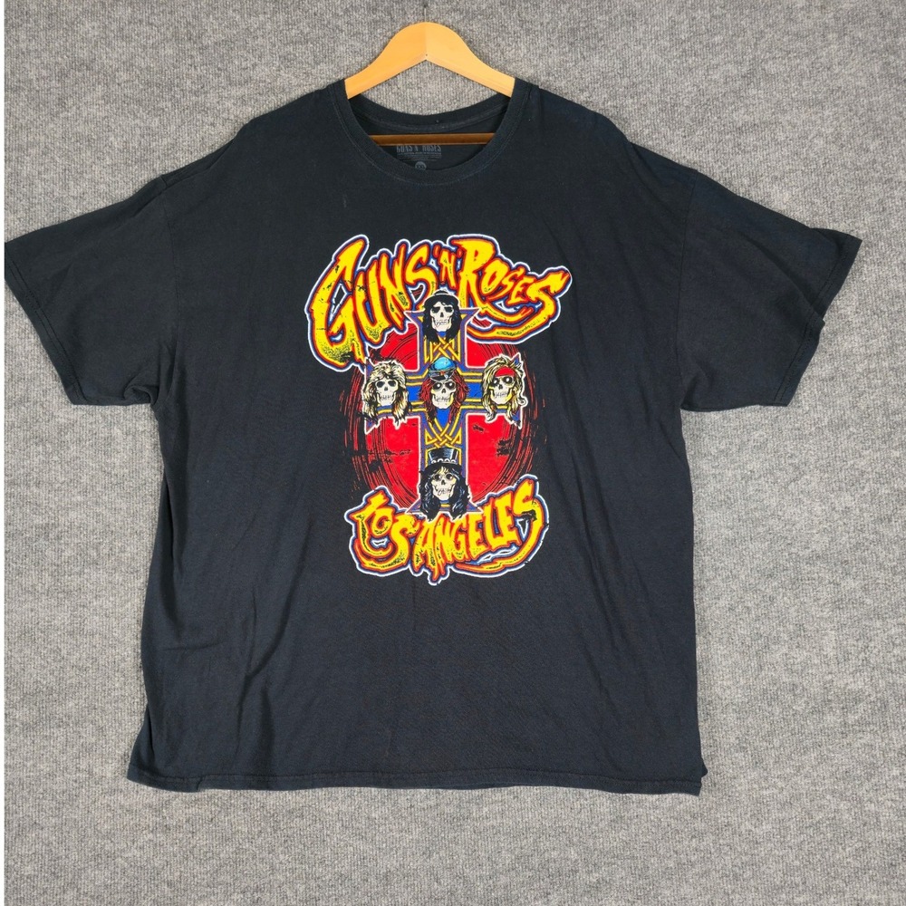 Guns N Roses Los Angeles‎ Not In This Lifetime Tour T Shirt Mens XXL Black
